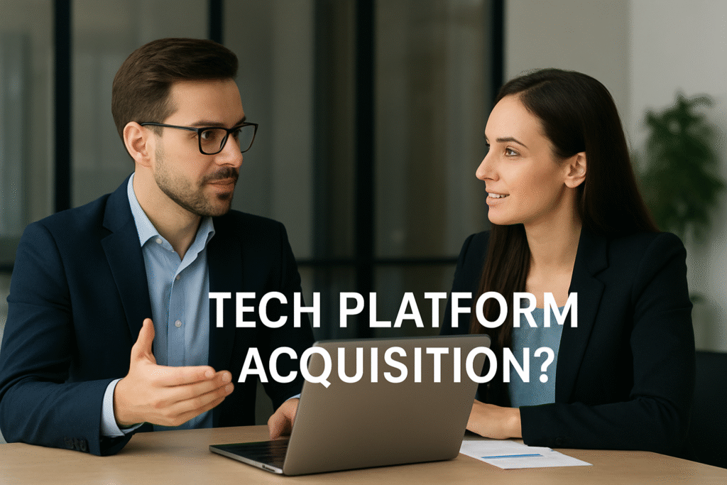 Tech platform acquisition